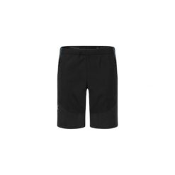 Szorty Montura Falcade Bermuda. Czarne krótkie spodenki sportowe męskie MONTURA, bez wzorów, trekkingowe. W wyprzedaży za 330.50 zł.