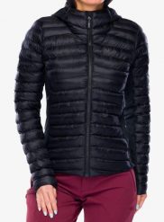 Kurtka ocieplana damska Rab Cirrus Flex Hoody. Czarne kurtki damskie RAB, l, bez wzorów, z polaru, bez kaptura. Za 753.49 zł.