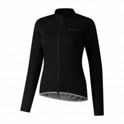 Damska kurtka wodoodporna Shimano Windflex. Czarne kurtki damskie Shimano, xs, bez wzorów, bez kaptura, rowerowe. W wyprzedaży za 486.65 zł.