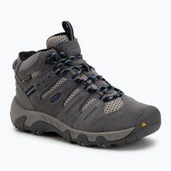 Buty trekkingowe damskie KEEN Headout Mid Waterproof. Szare trekkingi damskie Keen. Za 449.99 zł.