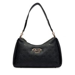 Torebka Guess. Czarne torebki do ręki damskie Guess, z aplikacjami, klasyczne, bez dodatków. Za 569.99 zł.