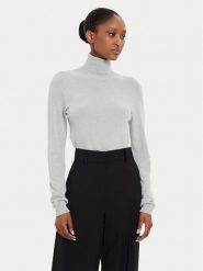 Kontatto Golf 3M0124 Szary Regular Fit. Szare swetry damskie Kontatto, m, bez wzorów, z wiskozy, bez kołnierzyka, bez ramiączek, bez kaptura. Za 159.99 zł.