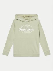 Jack & Jones Junior Bluza Forest 12249715 Zielony Standard Fit. Zielone bluzy dla chłopców Jack & Jones Junior, bez wzorów, z syntetyku, bez ramiączek, bez kaptura. Za 79.99 zł.