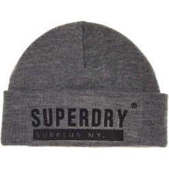 Czapka zimowa męska Superdry Surplus Silicone Beanie. Szare czapki i kapelusze męskie Superdry., na zimę, bez wzorów. W wyprzedaży za 80.00 zł.