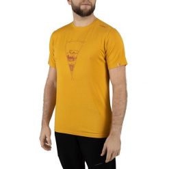 T-shirt męski Viking Bamboo Hopi Man. Żółte t-shirty męskie Viking, l, bez wzorów, z materiału, eleganckie, bez kołnierzyka. Za 89.90 zł.