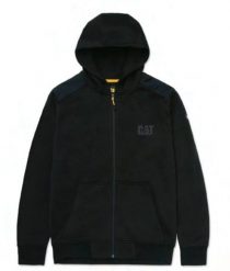 Men's sweatshirt with zipper CAT, black, size M. Czarne bluzy męskie Yato, m, bez wzorów, bez kaptura. Za 236.75 zł.