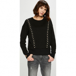 Trendyol - Bluza. Czarne bluzy damskie Trendyol, z bawełny. Za 79.90 zł.
