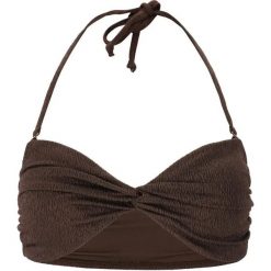Damski top do kostiumu kąpielowego Athlecia Larinie. Brązowe topy damskie Athlecia, l, bez wzorów, bez kołnierzyka, bez ramiączek. Za 173.50 zł.