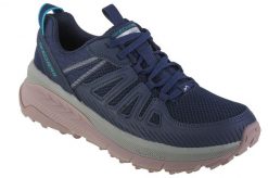 Buty sportowe damskie, Switch Back - Cascades. Niebieskie obuwie sportowe damskie Skechers, bez wzorów, z materiału. Za 289.99 zł.