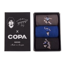 Zestaw skarpetek - Dorosły - Argentyna Maradona x COPA - Czarny. Czarne legginsy sportowe męskie COPA FOOTBALL, bez wzorów, do piłki nożnej. Za 127.27 zł.
