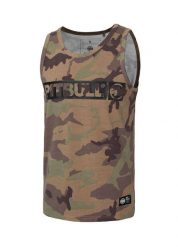 Tank męski Pitbull Top Slim Fit Hilltop. Czarne t-shirty męskie PITBULL, na lato, m, z aplikacjami, z bawełny, klasyczne, bez kołnierzyka. Za 89.00 zł.