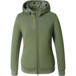 Damska bluza z kapturem zapinana na zamek Covalliero. Zielone bluzy sportowe damskie COVALLIERO, xs, bez wzorów, z materiału, z kapturem, na fitness i siłownię. Za 377.00 zł.