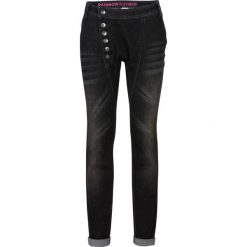 Dżinsy "new boyfriend" bonprix czarny "stone". Jeansy damskie marki bonprix. Za 59.99 zł.