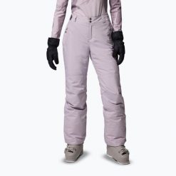 Spodnie narciarskie damskie Columbia Shafer Canyon II Insulated. Fioletowe spodnie materiałowe damskie Columbia, bez wzorów. Za 569.99 zł.