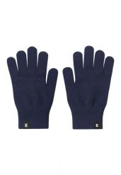 Rękawiczki zimowe dziecięce Reima Vipatus. Niebieskie rękawiczki dziecięce Reima, bez wzorów, z bawełny. Za 52.99 zł.