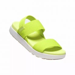 Sandały damskie Keen Elle Backstrap. Żółte sandały damskie Keen, bez wzorów, bez obcasa, bez zapięcia. W wyprzedaży za 192.00 zł.