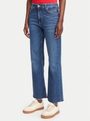 BOSS Jeansy Angela 50564436 Granatowy Flared Fit. Niebieskie jeansy damskie Boss. Za 499.99 zł.