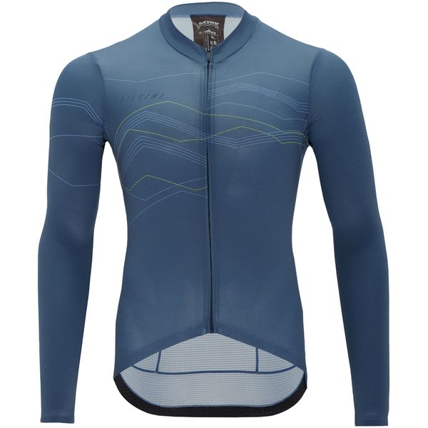 Koszulka rowerowa męska Silvini Valfuro MD2200. Niebieskie bluzy męskie Silvini, bez zapięcia, rowerowe. W wyprzedaży za 431.00 zł.