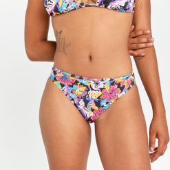 Dół kostiumu kąpielowego surfingowego damski Olaian Nina Bibi. Bikini damskie Decathlon, m, bez wzorów. W wyprzedaży za 29.99 zł.