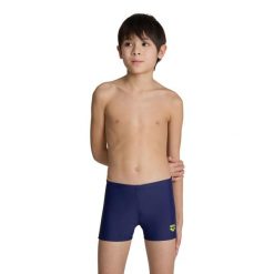 Szorty Kąpielowe Arena Multi Pixels Swim Short Junior. Niebieskie kąpielówki dla chłopców Arena, bez wzorów. Za 119.99 zł.