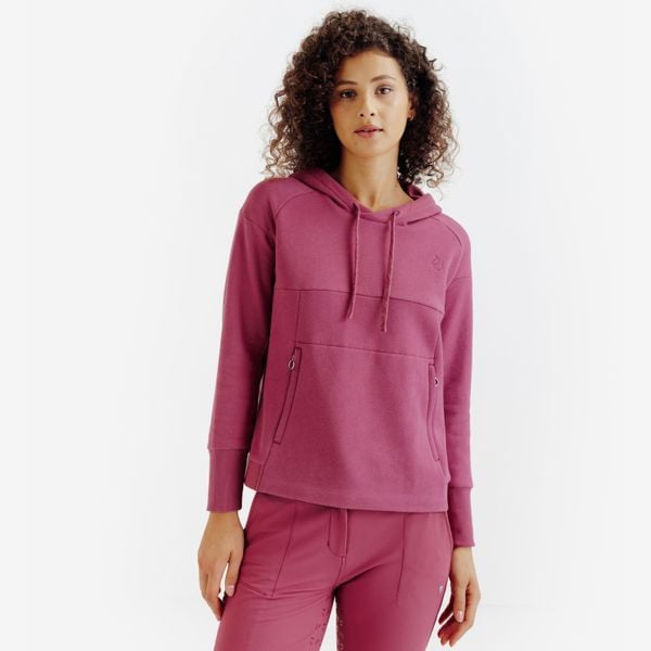 Bluza jeździecka damska z kapturem. Zielone bluzy damskie FOUGANZA, na jesień, l, bez wzorów, z bawełny, z kapturem. Za 139.99 zł.