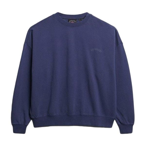 Bluza damska Superdry Essential Logo Gd. Niebieskie bluzy damskie Superdry., l, bez wzorów, z bawełny, bez kaptura. Za 303.00 zł.