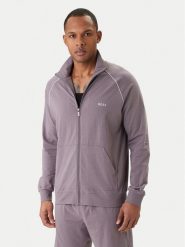 BOSS Bluza Mix&Match 50515307 Fioletowy Regular Fit. Fioletowe bluzy męskie Boss, l, bez wzorów, z bawełny, bez kaptura. Za 269.99 zł.