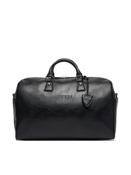 Guess Torba weekendowa V6BZ05 W4592 Czarny. Czarne torebki do ręki damskie Guess, z aplikacjami, bez dodatków. Za 524.99 zł.