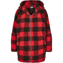 Parka damska Urban Classic hooded check. Czarne parki damskie Urban Classics, na zimę, bez wzorów, bez kaptura. Za 431.00 zł.
