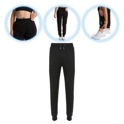 Spodnie damskie Trexo Trexi Pants. Czarne obuwie sportowe damskie TREXO, bez wzorów. Za 89.99 zł.