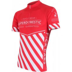 Sensor Koszulka Rowerowa Superdomestic Red Xxl. Koszulki sportowe męskie marki Sensor. Za 179.00 zł.