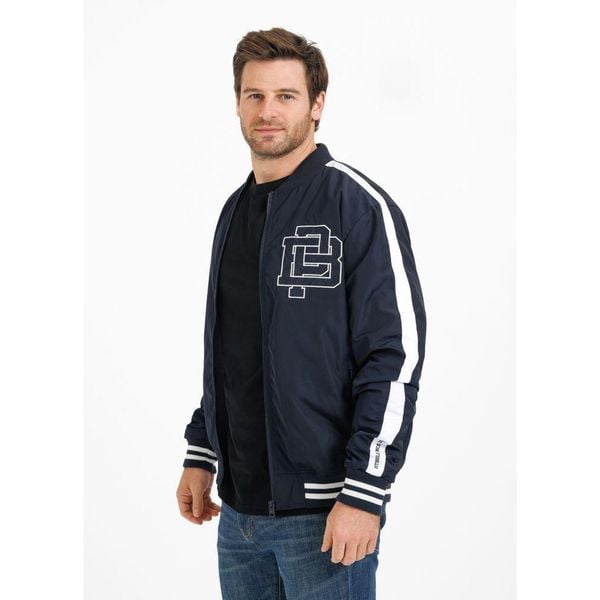 Kurtka przejściowa męska Pitbull Harding. Niebieskie kurtki męskie PITBULL, m, bez wzorów, bez kaptura. Za 279.00 zł.