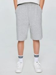 Szorty chłopięce dresowe szare Doner 901. Szare szorty dla chłopców Big Star, bez wzorów, z dresówki, klasyczne. Za 79.99 zł.