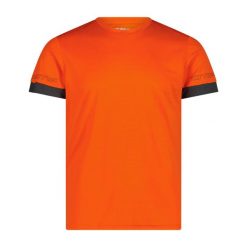 Koszulka z logo CMP Unlimitech. Brązowe koszulki sportowe męskie CMP, bez wzorów, bez kołnierzyka, bez ramiączek, na fitness i siłownię. Za 150.00 zł.