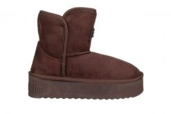 Śniegowce D Franklin Nordic V2 Basic Low Chocolate 206010, Brązowy, Materiał - 40. Brązowe śniegowce i trapery damskie D.Franklin, z gumy, za kostkę. W wyprzedaży za 179.10 zł.