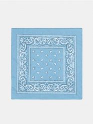 Chusta ze wzorem - błękitny. Niebieskie szaliki i chusty damskie Sinsay, bez wzorów. Za 7.99 zł.