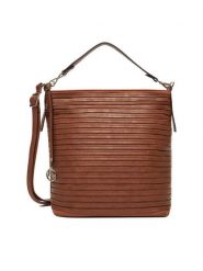 Lasocki Torebka CEO-LSK-K-021-06 Brązowy. Brązowe torebki do ręki damskie Lasocki, bez wzorów, z materiału, bez dodatków. Za 199.99 zł.