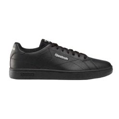Trampki Męskie Skóra Court Clean. Czarne trampki męskie Reebok, bez wzorów, z gumy, klasyczne, bez zapięcia. Za 179.00 zł.
