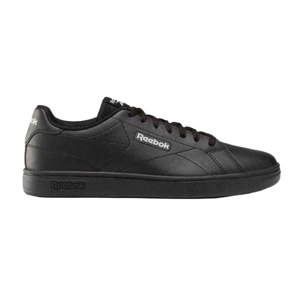 Trampki Męskie Skóra Court Clean. Czarne trampki męskie Reebok, bez wzorów, z gumy, bez zapięcia. Za 179.00 zł.