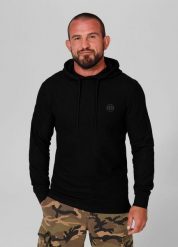 Bluza męska Pitbull z kapturem Pique Rockey. Czarne bluzy męskie PITBULL, l, bez wzorów, z kapturem. Za 179.00 zł.