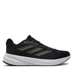 Buty do biegania adidas. Czarne buty sportowe męskie Adidas, bez zapięcia, do biegania. Za 249.99 zł.