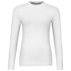 Koszulka z długim rękawem damska FLEX Seamless LS. Białe koszulki sportowe damskie Head, l, bez wzorów, sportowe, bez kołnierzyka. Za 271.00 zł.