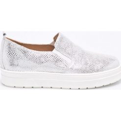 Caprice - Tenisówki. Szare trampki i tenisówki damskie Caprice, z gumy. W wyprzedaży za 199.90 zł.