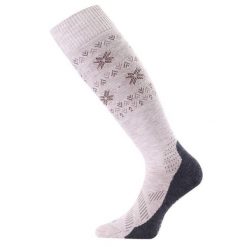 Skarpety narciarskie damskie Lasting FWI 778 Merino 85%. Szare skarpety damskie LASTING, bez wzorów. W wyprzedaży za 139.90 zł.