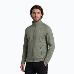 Bluza polarowa męska Aulp Drake. Szare bluzy męskie Aulp, m, bez wzorów, z elastanu, bez kaptura. Za 139.99 zł.