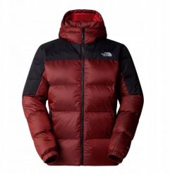 Kurtka puchowa The North Face Diablo Down 2.0 Hoodie - high risk red black heather. Brązowe kurtki męskie The North Face, m, bez wzorów, z puchu, bez kaptura. Za 1,408.93 zł.