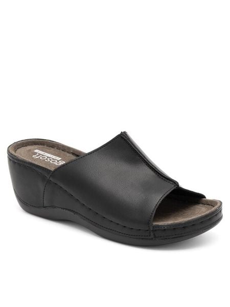 Go Soft Klapki MONA WS170-06 Czarny. Czarne klapki damskie GO SOFT, bez wzorów, z syntetyku, bez obcasa. Za 69.99 zł.