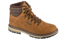Trapery męskie, Corado - Memphis. Brązowe śniegowce i trapery męskie Skechers, z materiału, sportowe, bez zapięcia. Za 329.99 zł.