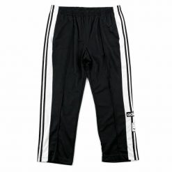 Second life - Spodnie dresowe damskie Bandes 3-Stripes czarne - Jak nowy. Czarne spodnie sportowe damskie Adidas, xl, bez wzorów, z dresówki, do biegania. Za 207.36 zł.