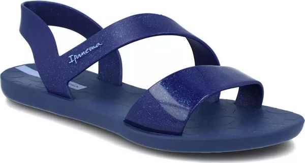 Ipanema Sandały Ipanema 82429 granatowy damskie plażowe VIBE SANDAL płaski obcas do wody 38. Niebieskie sandały damskie Ipanema, bez wzorów, bez obcasa, na obcasie, bez zapięcia. Za 119.00 zł.